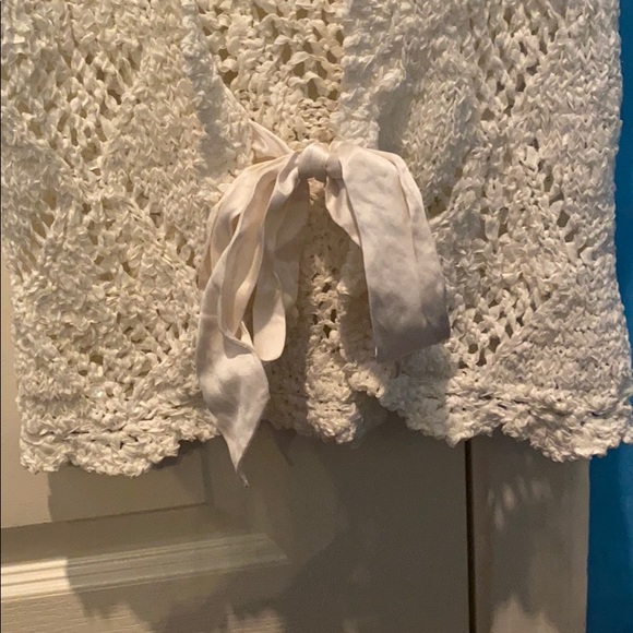 Bebe short sleeved knit tied cardigan w sparkle - Picture 15 of 16